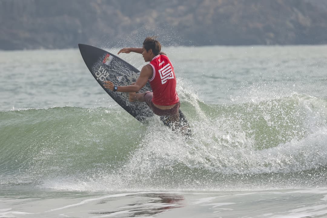 Indonesian Siblings Dhany Widianto and Dhea Natasya Take Double Wins at the Dongsha Open of Surfing 2025 in Zhoushan, China